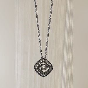 Dancing Diamond Necklace